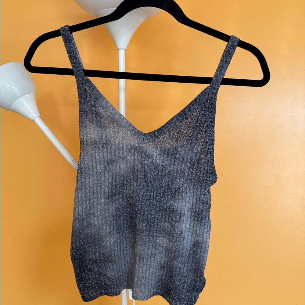 Aerie Gray Ribbed Women's Top